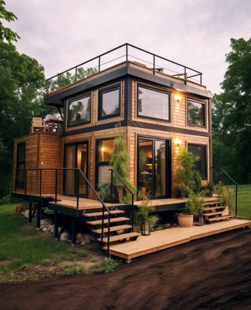 iz çelik yapı benzersiz tiny house